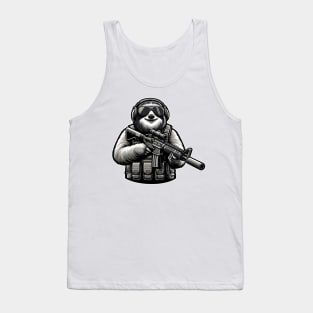 Tactical Sloth Tank Top